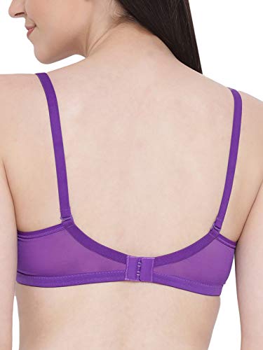 Image of Clovia Women's Polyamide Padded Non-Wired Full Cup Animal Print T-shirt Bra
