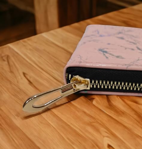 Image of Women Small Purse Zip Purse for Ladies Wallet for Women (Pink)