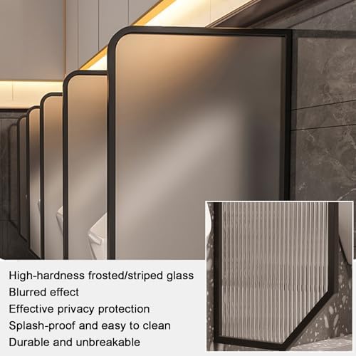 Gold Bathroom Urinal Wall Mounted Men's Urinal Divider Commercial Restroom Partition 40x80cm/15.7x31.5in Ideal for Shopping Malls