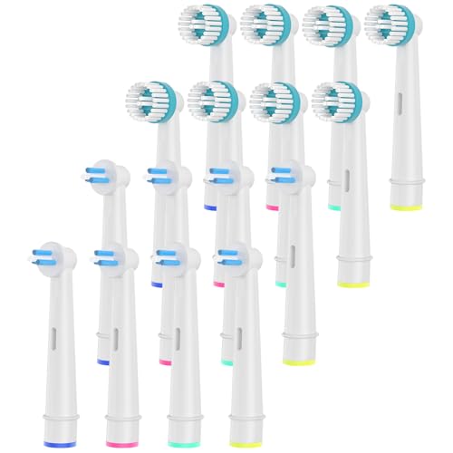 Sdiveson Interspace and Ortho Care Replacement Brush Heads Compatible with Oral B Electric Toothbrush, Braces, Dental Bridges, Dental Implants, and Interdental Cleaning Combo Package.