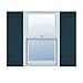 Ekena Millwork LJ4S14X04700MB Lifetime Vinyl Standard Shutter (Per Pair), 14"W x 47"H, Midnight Blue