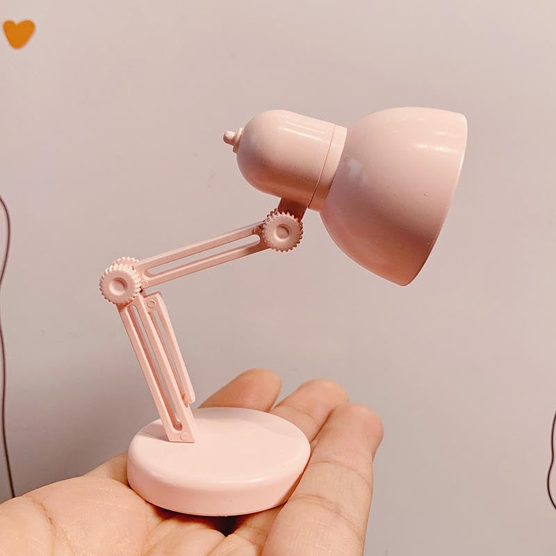 Mini lámpara LED rosa con imán para refrigerador miniatura 2