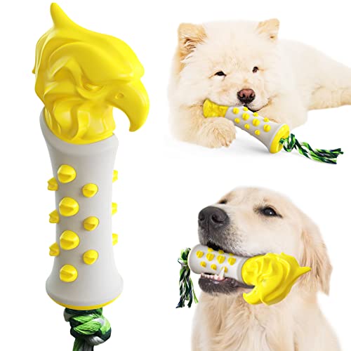 Indestructible Naturel Caoutchouc Interactif Durable Dental Grande Chew Dog Toys pour et Petit Jouet à mâcher pour Chien Moyens Chiens Jouets Large Small Qui s'ennuie for Aggressive Chewers Mordre Cover
