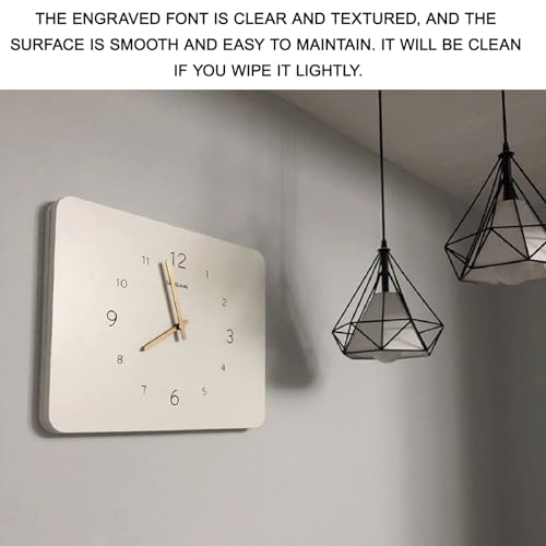 Cubierta de panel eléctrico de pared para ocultar contadores con reloj funcional 4