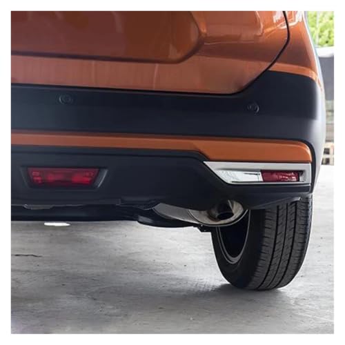 Cubierta de luz trasera cromada para Nissan Kicks 2016-2020 4