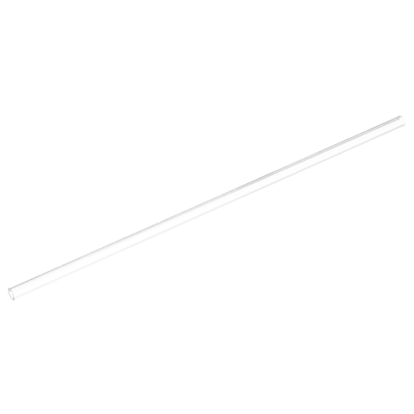 uxcell 2pcs Clear Rigid Tubing Pipe 5.6mm ID x 8.8mm OD 1Ft(305mm) Round Plastic Polycarbonate Tube