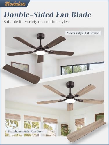Image of Fanbulous 52 Inch Modern Ceiling Fans with Lights