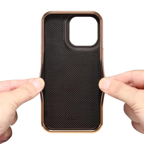 Coque antichoc pour iPhone 15 Plus protégeant l'objectif en bois bleu - 6