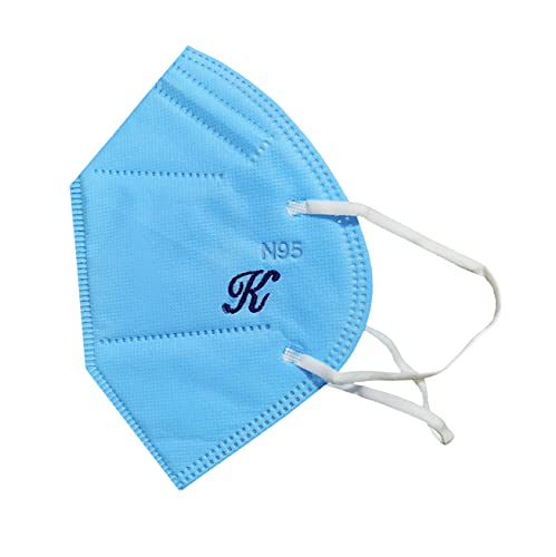 Image of GOLU MOLU Cotton White Formal Handkerchief Pack Of 6 | Office Travel Daily Use | Custom Initial Design | Free Size | Cotton Fabric | Customised N95 Mask Included