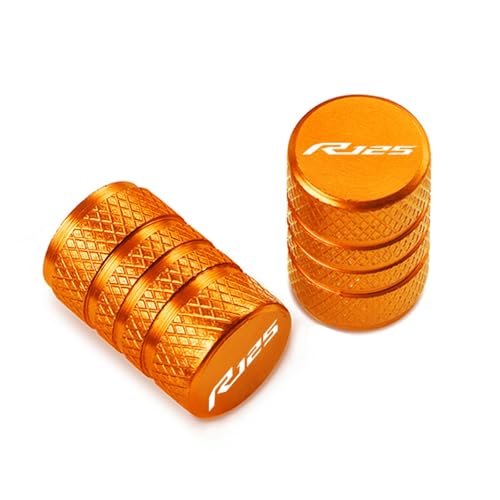 2PCS Aluminium Motorrad Reifen Ventil Kappe Staubdicht Universal Für Yamaha YZF R125 R 125