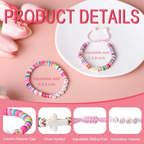 YUZHEJIE Kinder-garten Graduation Gifts 2025 Kindergarten Pre-K Graduation Bracelet for Gir Daughter Granddaughter Niece with Card Present Box2