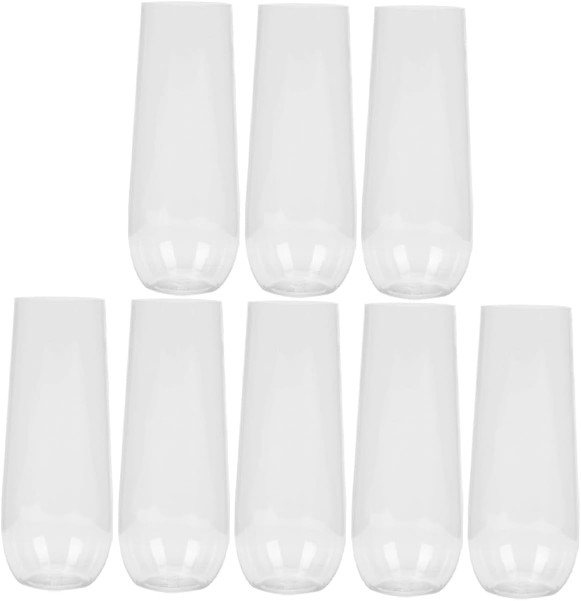 Alipis 40pcs Plastic Wine Cups Unbreakable Transparent Beverage Holders for Parties Weddings and Celebrations Stylish Cocktail and Juice Glasses