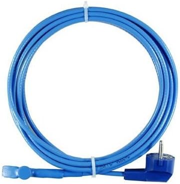 Pipe Heating Cable, 9m, Plug-in, self-regulating, with Thermostat, Made in Europe