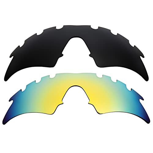 Verres Oakley M Frame Sweep ventilés noir et or pour vos sorties vélo et trails ensoleillés