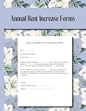 Annual Rental Increase Forms: Rent Increase Notice Forms Book. Up to 60 Forms. (8.5'' x 11'')