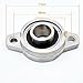 KDF Industrial 12mm Zinc Alloy Pillow Block Bearing, Self-Aligning Design, 63x48x38mm, Maintenance-Free Construction with Integrated Seals (10Pcs KFL003 17mm)