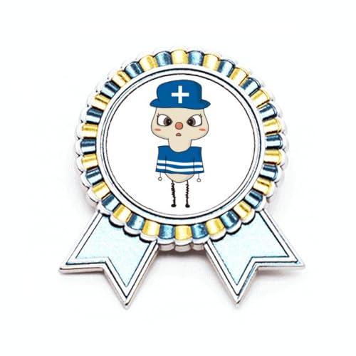 Broche drapeau de la Grèce en métal taille M pour costume et veste