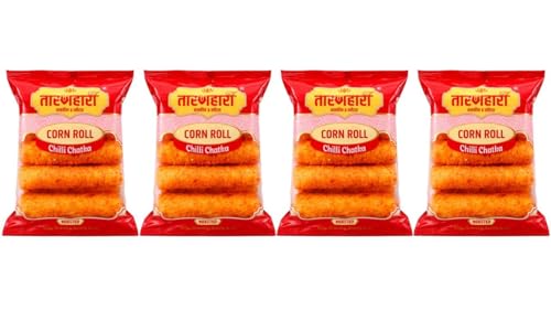 Corn Roll Italian Spicy (Combo Pack of 4) | Corn Puff | Spicy Corn Rolls snacks