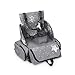 Ms 1332, Booster Bag Stars, Seggiolone da Viaggio Portatile, Morbido e Imbottito, Portatile, Convertibile in Zaino 2 in 1, Unisex, Grigio