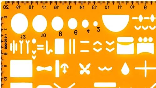 Miniatura 8 de Gotical NATO Military Map Reading Templates Flexible Plastic Soldier Outdoor Map Reading (Pack of 1 - NATO Standard Graph)