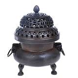 QQAA Aroma Diffuser, Elektronischer Weihrauchbrenner Aus Kupfer, Geeignet FüR Wohn- / Schlafzimmer/Bad/Schlafsaal, äTherische öLe Aromatherapie Elektroheizung,