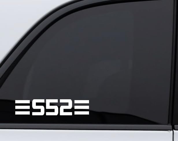 S52 ENGINE Sticker Racing Tuning Diesel Drift Performance Decal Sticker - 7 x 1,5 - Fits for BMW 2002 E28 E30 E34 E36 E39 E46 E60 E82 E90 F30 M3 M5