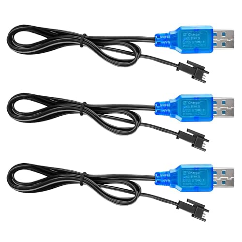 3.7V Lipo Battery Ladegerät 3,7 V HSP USB-Ladekabel mit SM-2P-Stecker Stromversorgungskabel SM-2P-Stecker NI-MH Battery USB Charger Cable