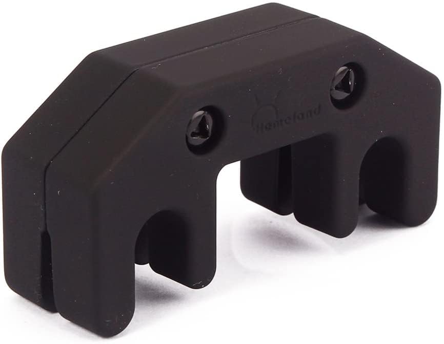 Violin Viola Practice Zinc Alloy Mute Fiddle Professional Practice for 3/4 4/4 Electric Acoustic Violin Parts Black