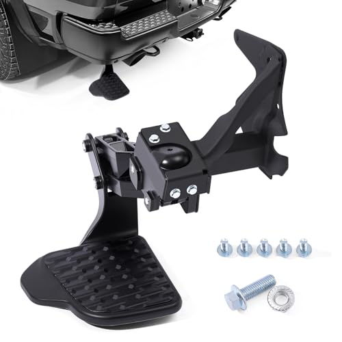 Fenglesha Upgraded Rear Bed Step Compatible with RAM 1500 2024 2025 2026 Retractable Bumper Tailgate Step Replace 82216597AC (NOT for RHO or TRX Models)