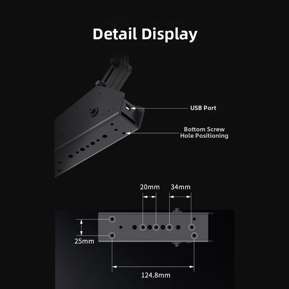 Simulazione del freno a mano USB per PC, accessorio per volante da corsa, in ABS, sensazione di guida realistica per giochi di corsa, compatto, 31 x 17,8 x 4,6 cm, nero