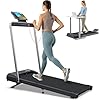 WELLFIT Walking Pad with 10% Incline, Folding Treadmill for Home and Office, 3.0 HP Portable Walking Pad Treadmill with Handle Bar, APP & Remote Control, 320 lbs Capacity