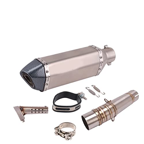 オートバイに適合するNC750S NC750X NC 750 S X 2014 2015 2016 2017 2018 2019 2020 排気マフラー修正されたエスケープモト 51 ミリメートルミドルリンクパイプスリップオン