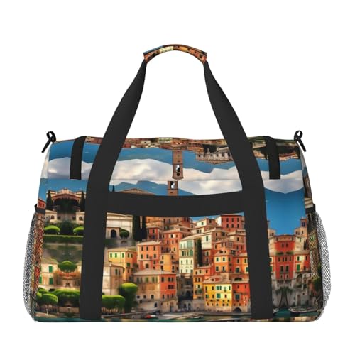 beautiful Italy print Weekender Overnight Carry On Bag Gym Luggage Bag Duffel Bag for Travel Women2