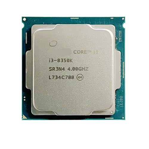 Processeur Core i3 8350K 4,0 GHz à 4 cœurs pour un multitâche fluide