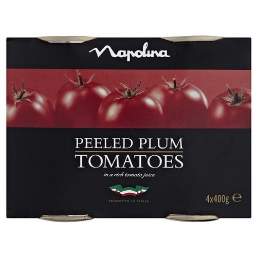 Napolina Plum Tomatoes 4X400g