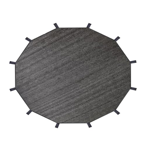 Colaxi Trampoline Shade Cover Only Canopy Multipurpose Summer Protective Polyester Easy Install Sun Protection Cover for 12 Poles