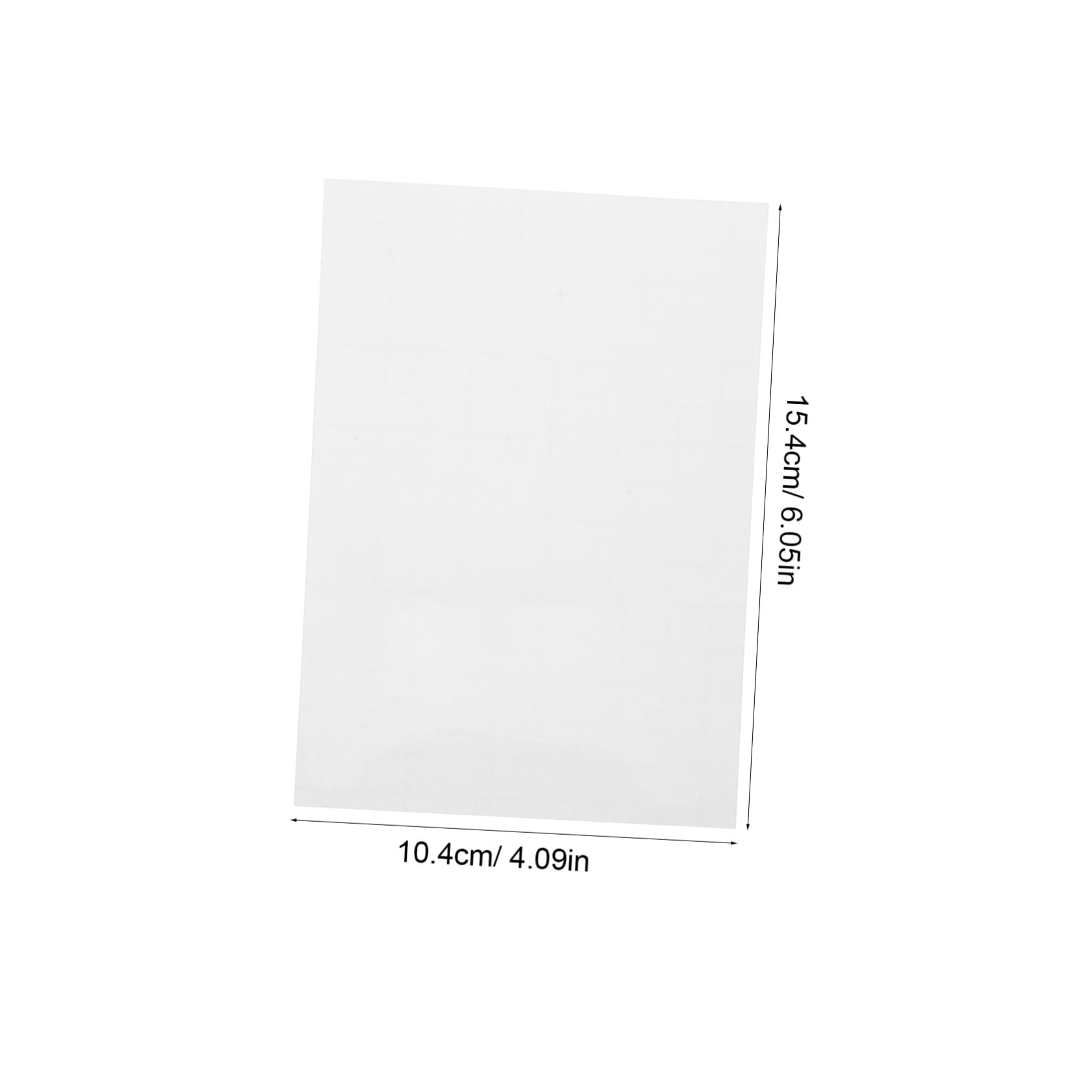 100 Stück Selbstklebende Transparente Fotoklebefolie aus Pvc für Fotos und Dokumente für Schulbeginn Party und Selbstgemacht Projekte mit Matter Oberfläche