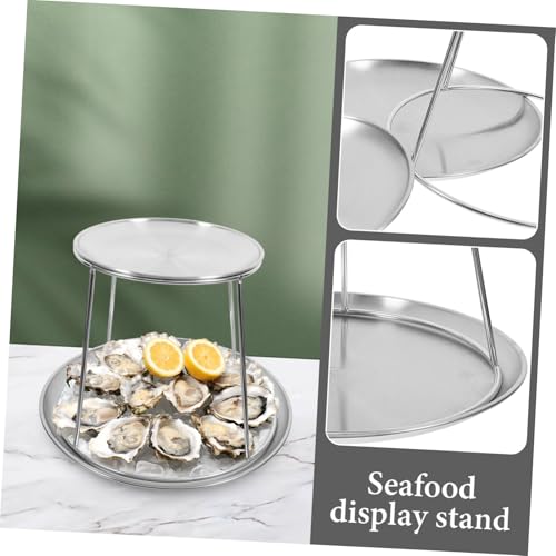 Assiette acier inoxydable double pour économiser l'espace de fête - 6