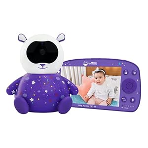 SoyMomo Baby Monitor Pro 2.0 with HD Camera, Smart Baby Monitor with Video, Two-Way Audio and 5.5″ Screen, Night Vision, Temperature Sensor, ECO Mode and 355º Rotation