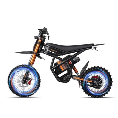Image of Bootime 3000W GT54 PRO / GT54 Electric Dirt Bike for Adults Teens - 50 /37 MPH High-Speed, 14 inch Fat Tires & Dual Removable Battery(60V /48V) | All-Terrain Off-Road eBike for Snow, Sand