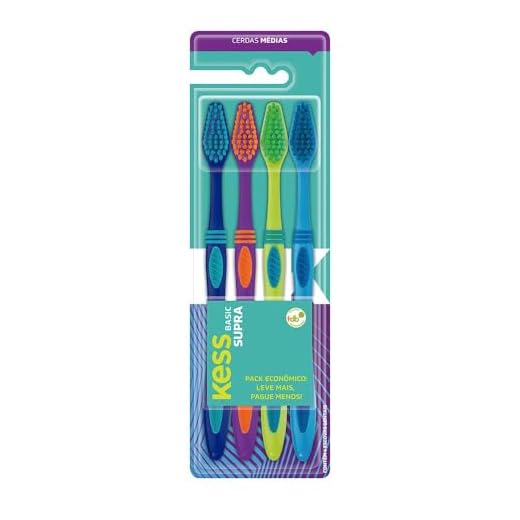 Combo Supra com 4 Escovas, Kess, Multicor