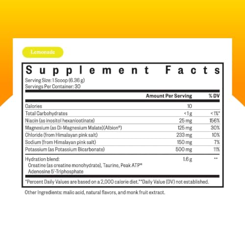 Image of Seeking Health Optimal Electrolyte - with Magnesium, Sodium, & Potassium for Electrolyte Support - Natural Lemonade Flavor, 30 Servings