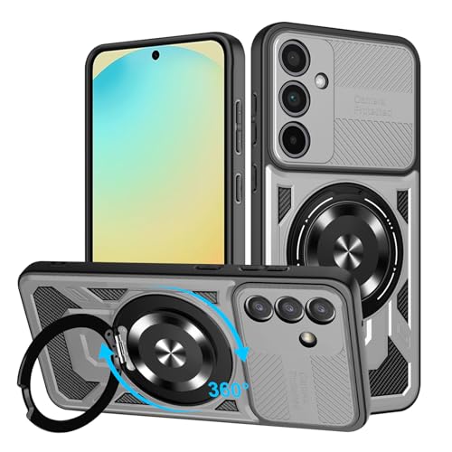 Coque Samsung S24 FE blindée militaire à anneau rotatif 360°