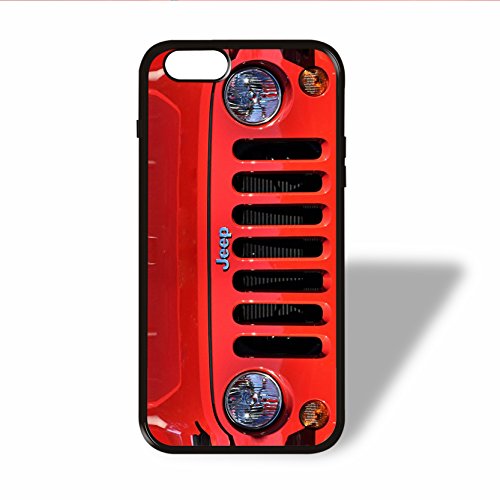 Red Jeep Wrangler for Cover iPhone 6 Plus Case D8J6MXU