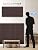 Mollywell Wood Panels for Wall, Time-Saving Installation, Versatile Wood Slat Wall Decor, Enhanced Acoustic & Sound Proof Fluted Design for Home & Office, 2 Pcs Dark Walnut, 47.2x23.6 Inch
