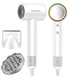 SHRATE Professional High Speed Ionic Hair Dryer | Ultra-Fast Drying | 500 Million Negative Ions | Low Noise | 160000 RPM | Compact Blow Dryer with Magnetic Diffuser for Faster Drying All Hair Types