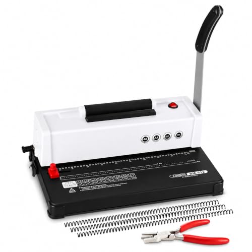 Lumoshine Spiral Coil Binding Machine, 12 Sheets Punch...