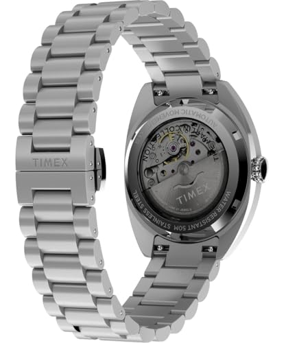 Image of TIMEX Tonneau 37mm Black Dial Mechanical Automatic Men Watch - TW2Y65000IK