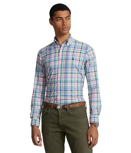 Image of POLO RALPH LAUREN Classic Fit Plaid Oxford Shirt