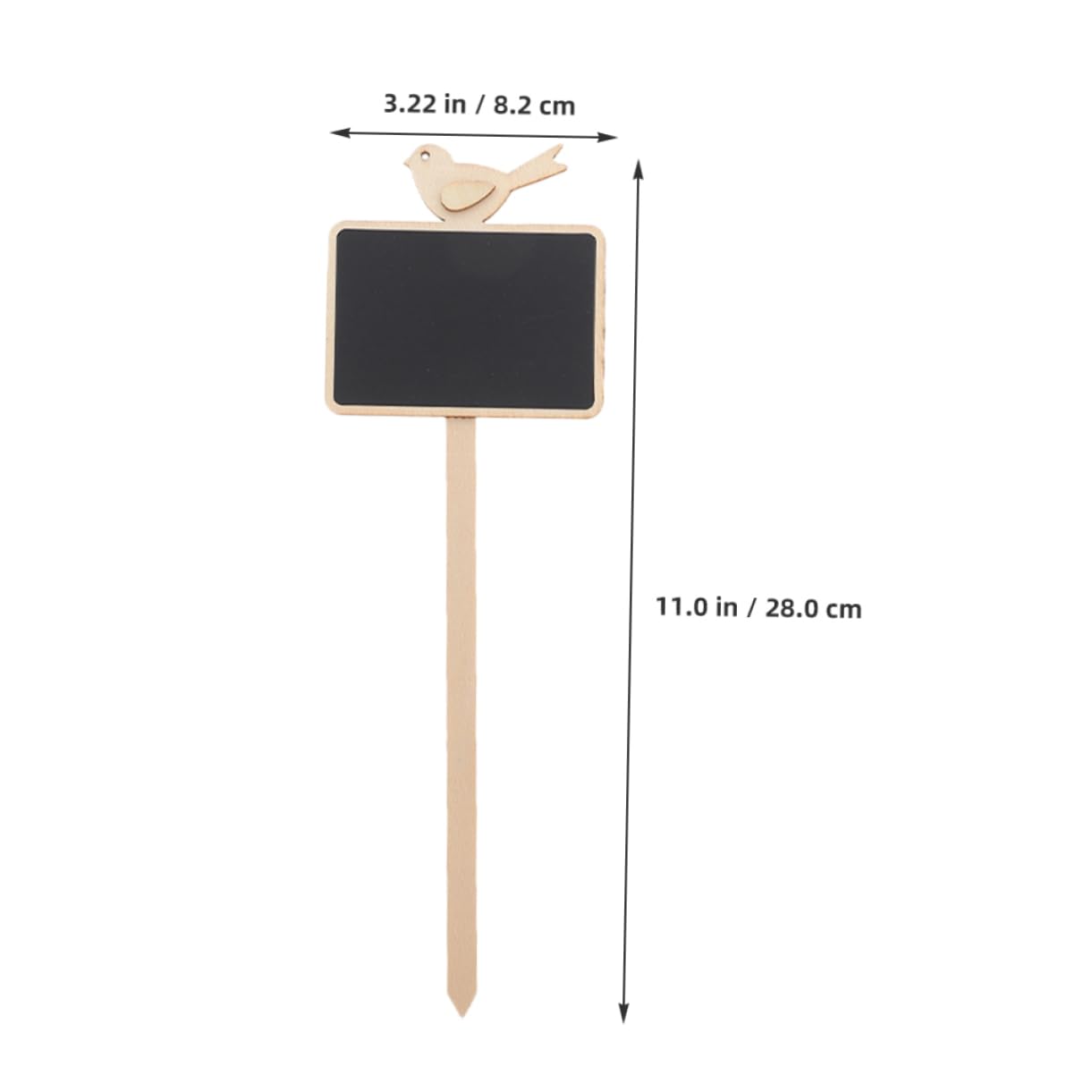 Sosoport 40pièces Étiquettes De Jardin Bois Lot De Marqueurs Pour Plantes Panneaux Décoratifs Pour Identification De Fleurs Pour Pots Jardins Et Balcons